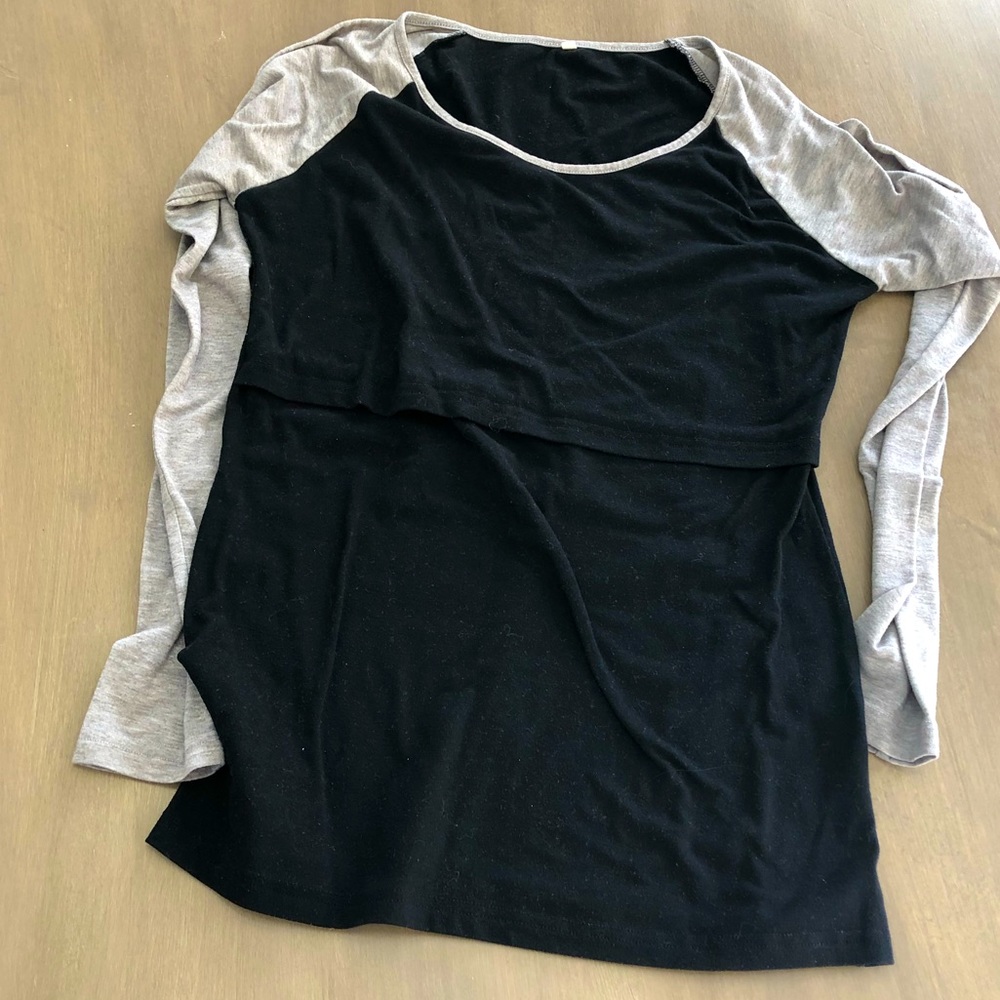 Nursing long sleeve. Minor wear.